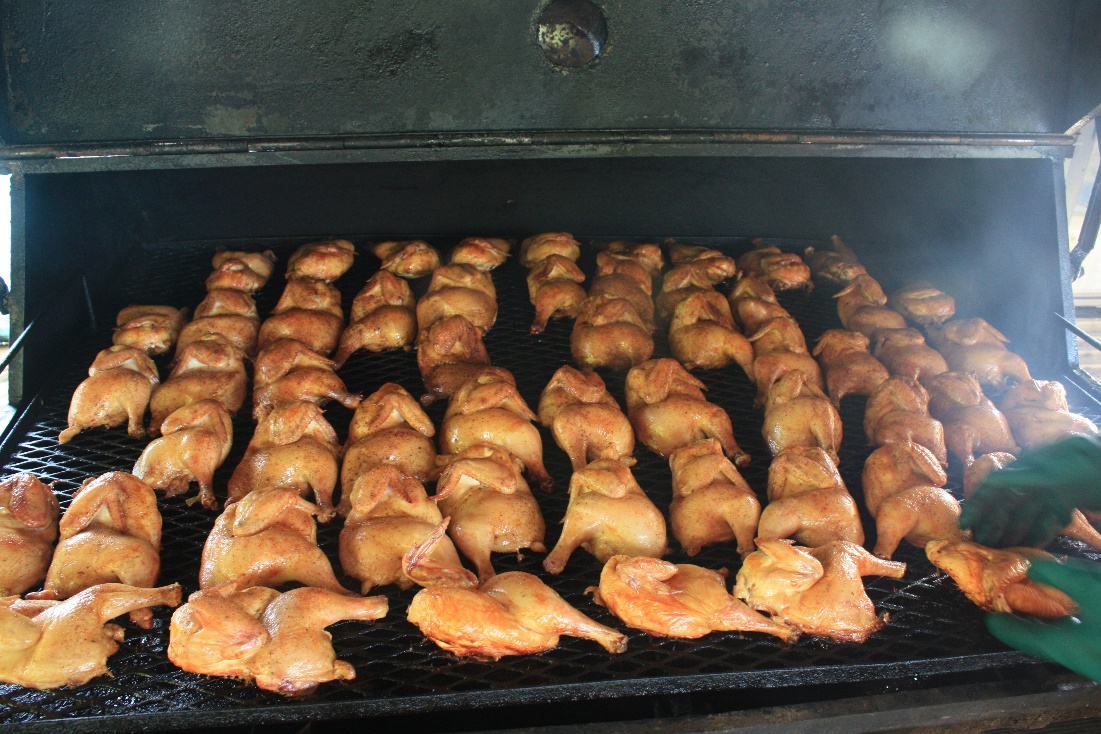 BBQ Chicken on the Grill Photo