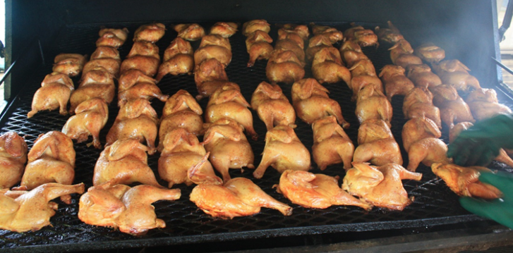 BBQ Chicken on the Grill Photo