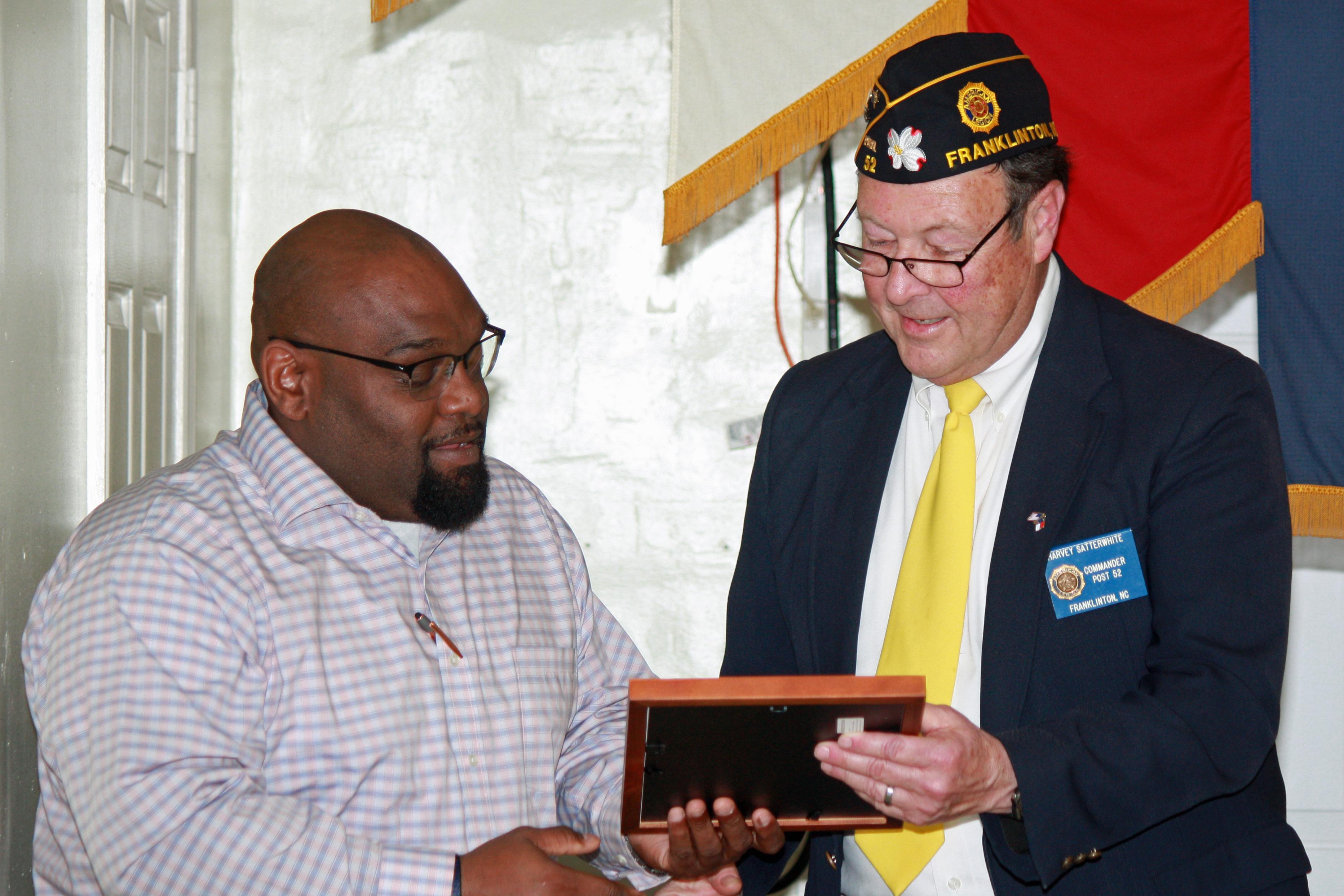 photo of Law Enforcement Certificate recipient